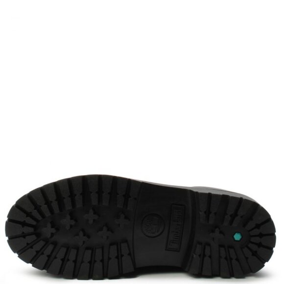 NEW TIMBERLAND Leather Waterproof Lace Up Boots Jet Black for women 864tn - Picture 3 of 10